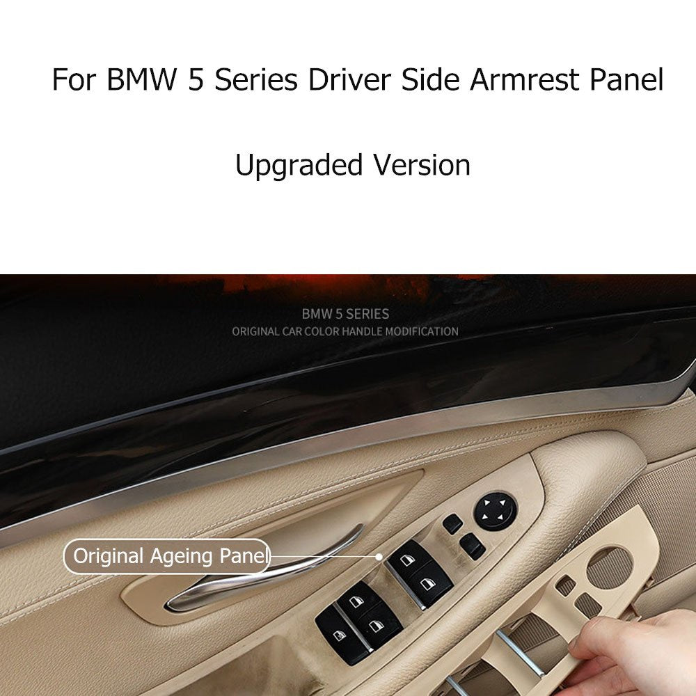 Jaronx lifestyle view inside BMW showing armrest restored to factory-like condition