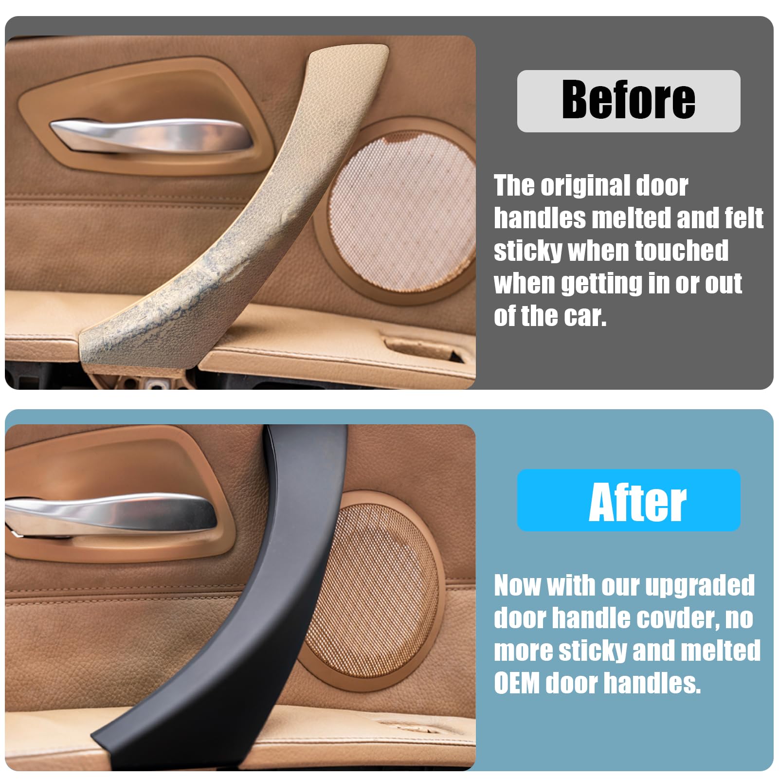 Jaronx on right front handle close view demonstrating seamless OEM fit