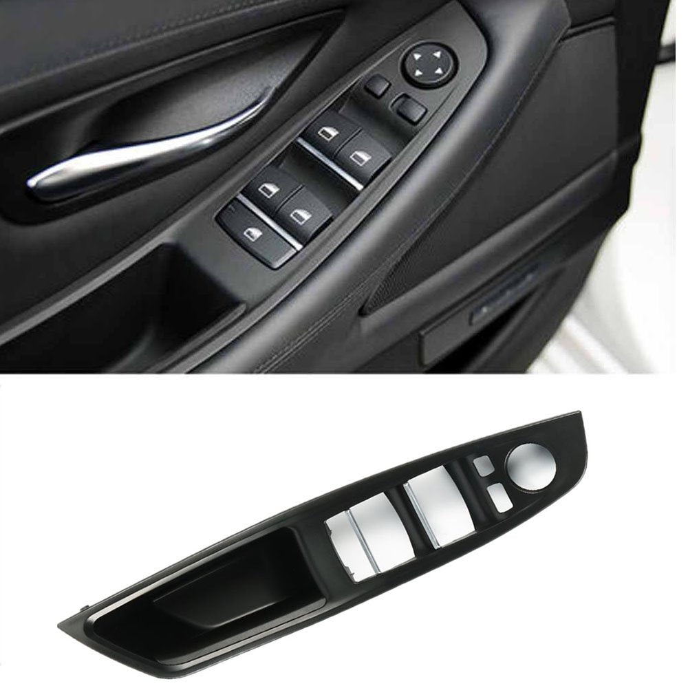 Jaronx front view of left door handle panel showing clean OEM look and restored aesthetics
