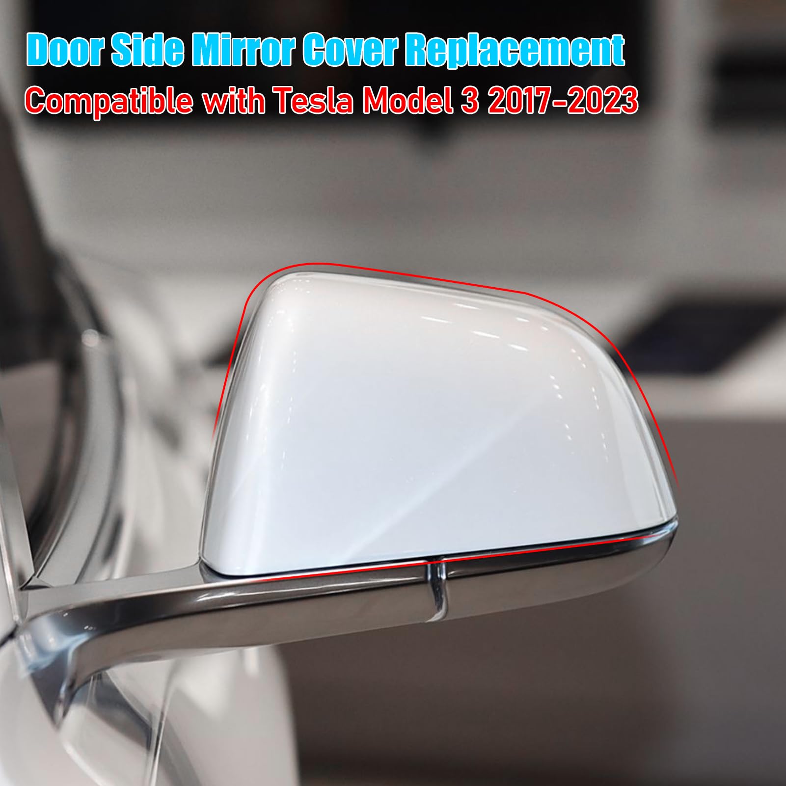 Jaronx close-up of mirror cap texture showing durable ABS construction