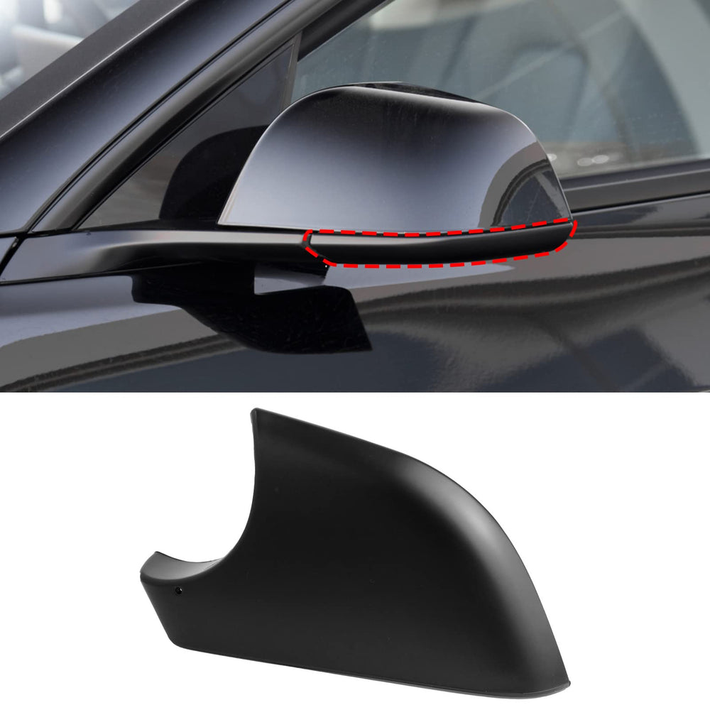 Jaronx front view of left mirror lower cover showing clean fit and protection