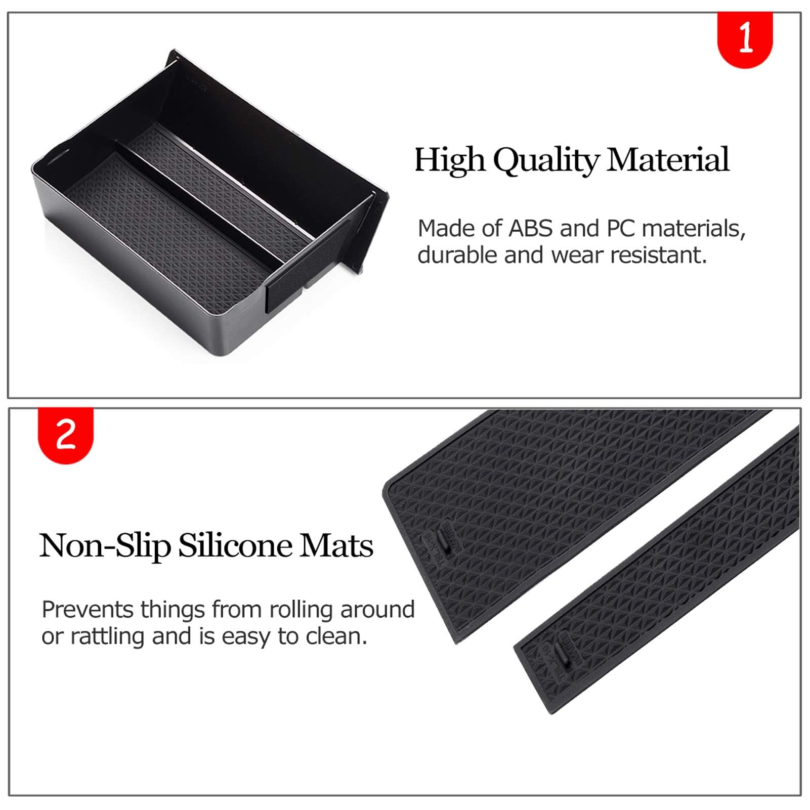Jaronx silicone mats top-down view providing anti-slip protection