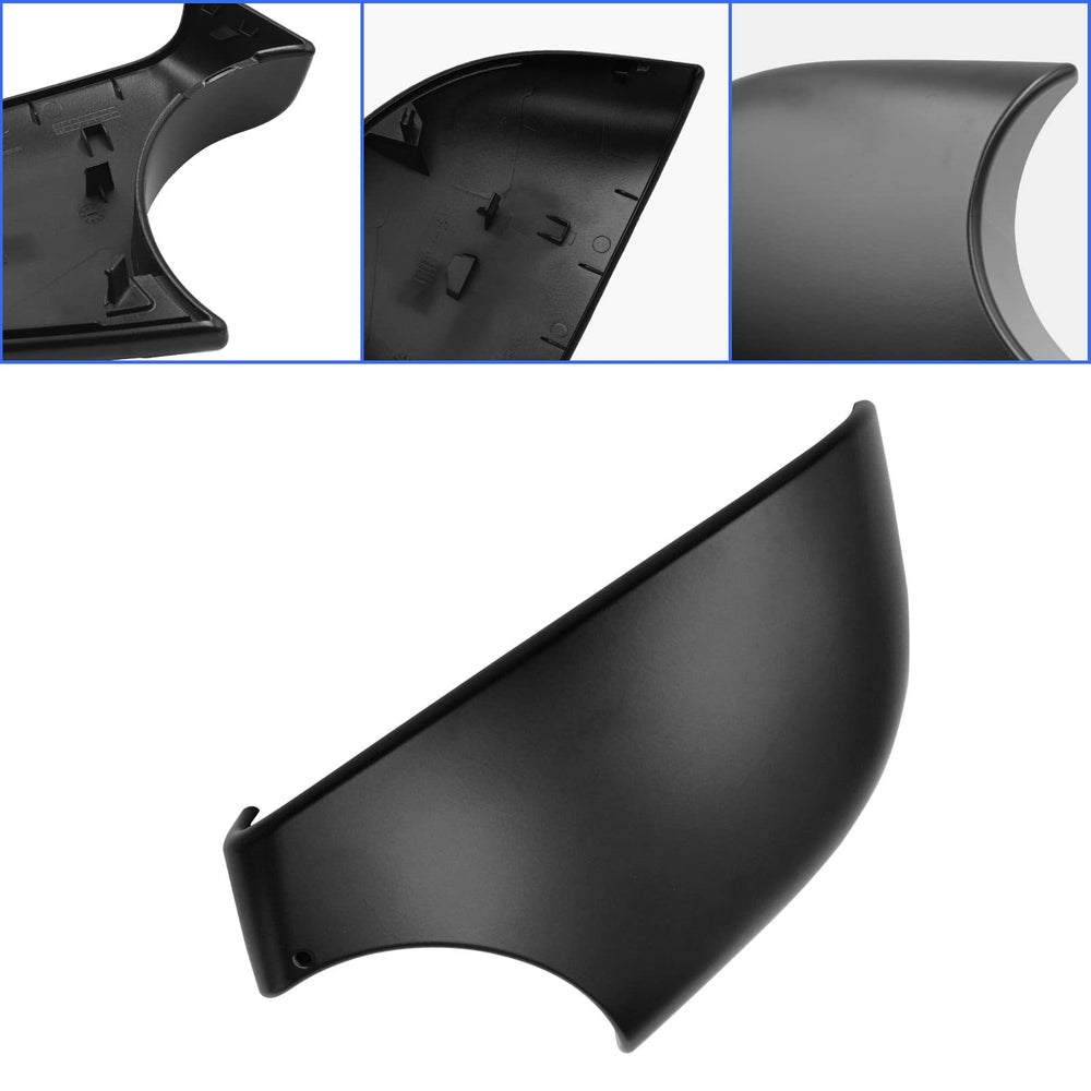 Jaronx mirror cover visible on driving Model Y showcasing restored appearance