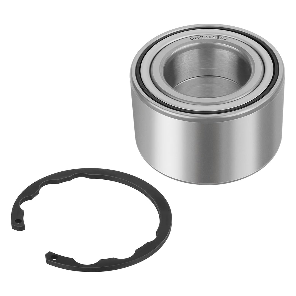 JAVIK circlip and bearing components arranged to show complete replacement set