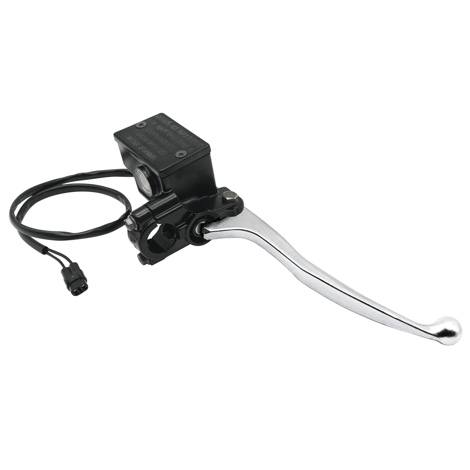 JAVIK front right master cylinder front view showing shape and mounting benefit
