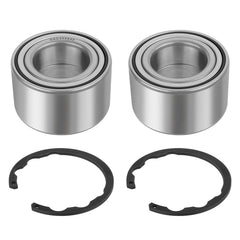 JAVIK front wheel bearing kit packaging showing included parts and OEM numbers