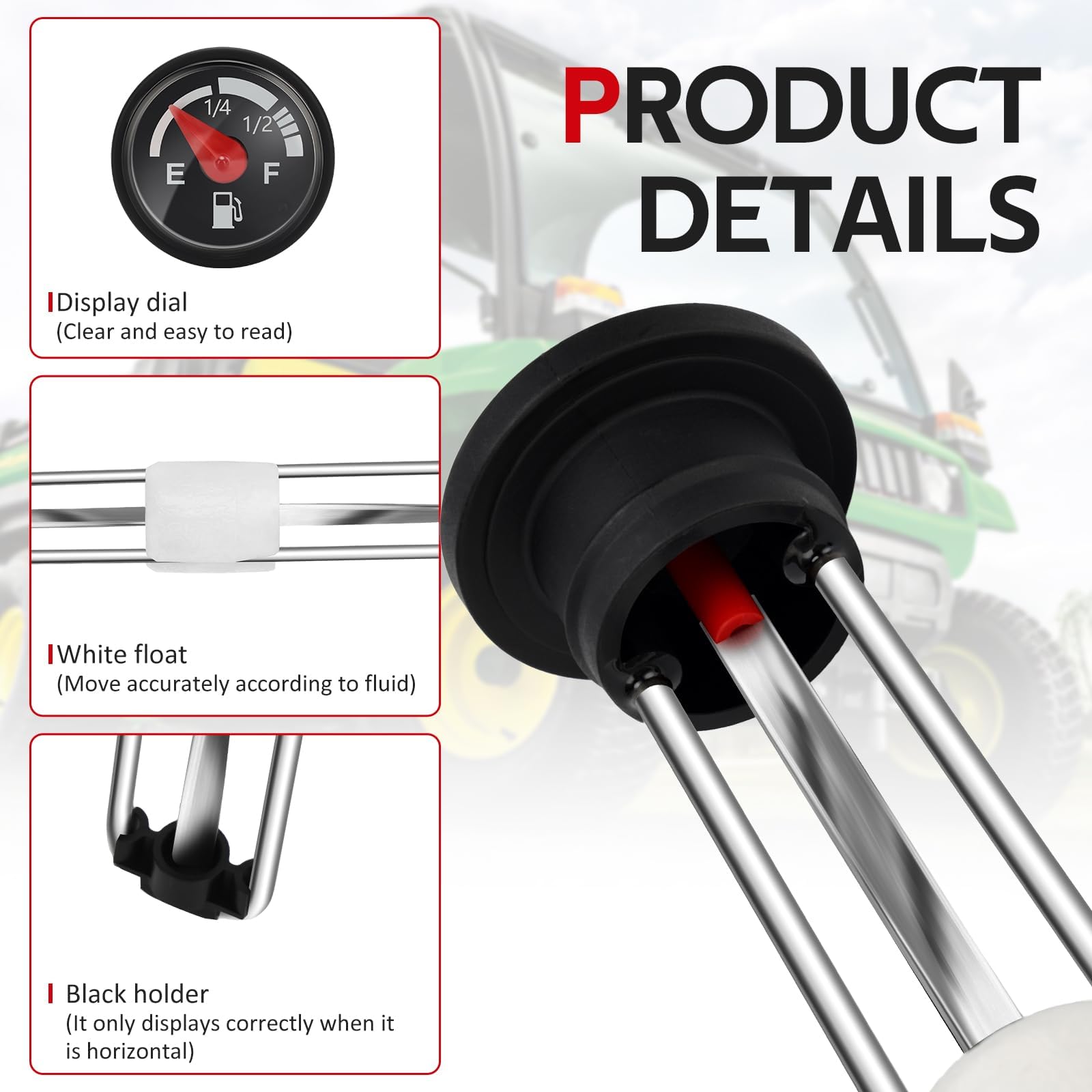 JAVIK fuel cap seal and thread closeup for leak-resistant performance