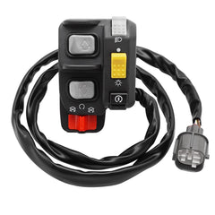 JAVIK front view of handlebar control showing ergonomic layout and reliable replacement