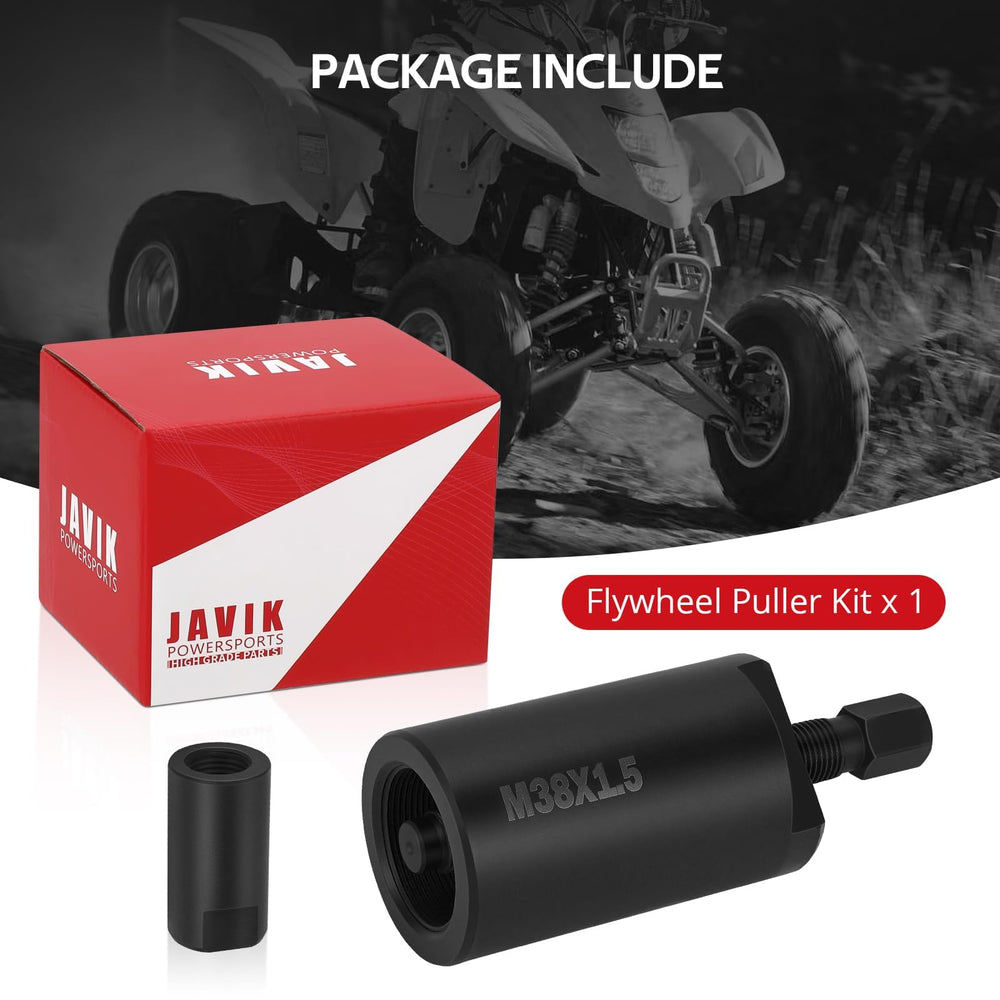 JAVIK packaged puller and contents showing ready‑to‑use condition for repairs