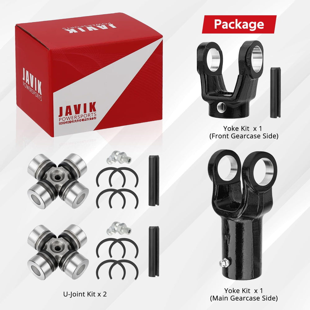 JAVIK boxed package with parts list for easy identification and install