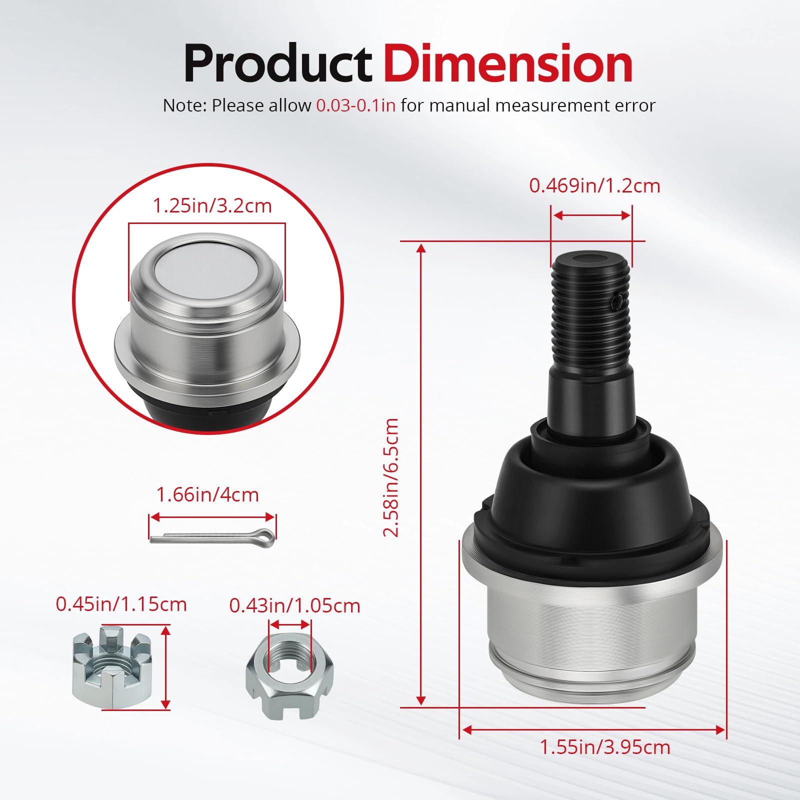 JAVIK detailed rubber seal and joint body showing protection against dirt and moisture