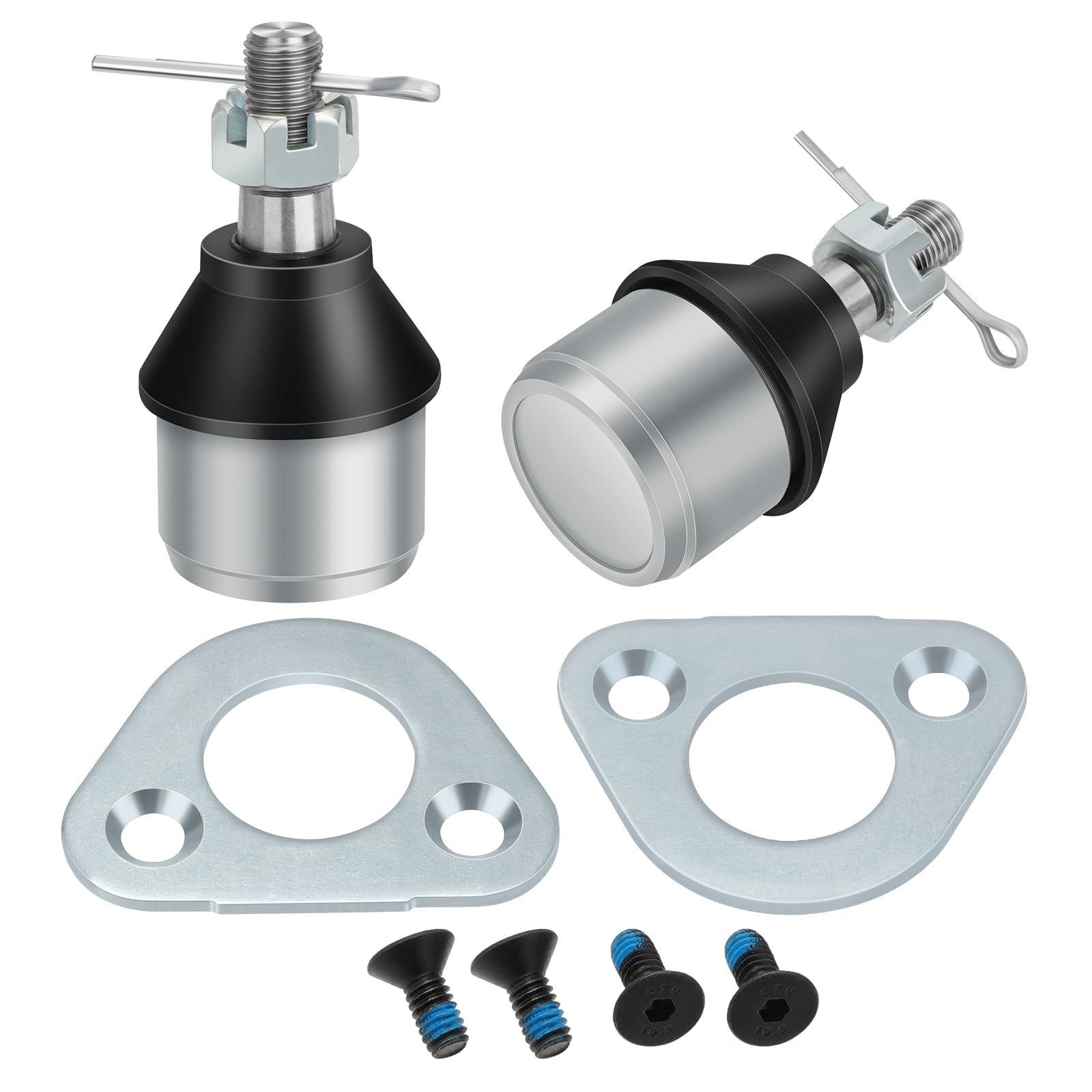 JAVIK ball joint next to ruler showing scale and accurate OEM-sized dimensions