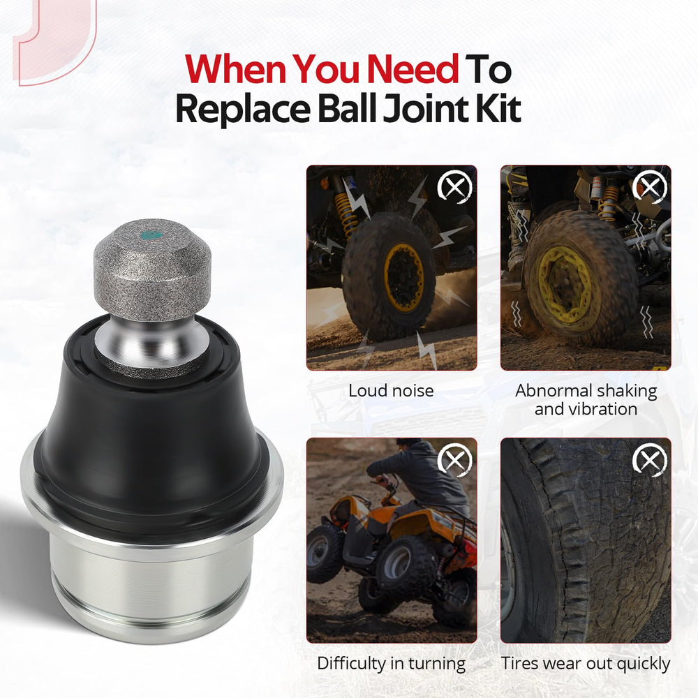 JAVIK ball joint next to ruler showing compact size and correct OEM fitment
