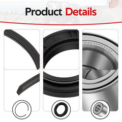 JAVIK stainless steel seal detail showing better protection against water