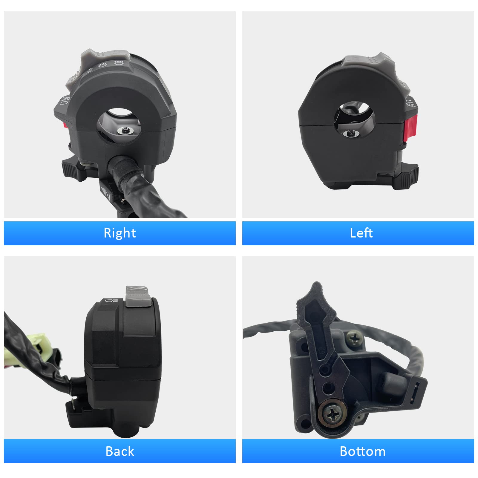 JAVIK side profile showing choke lever for reliable cold starts