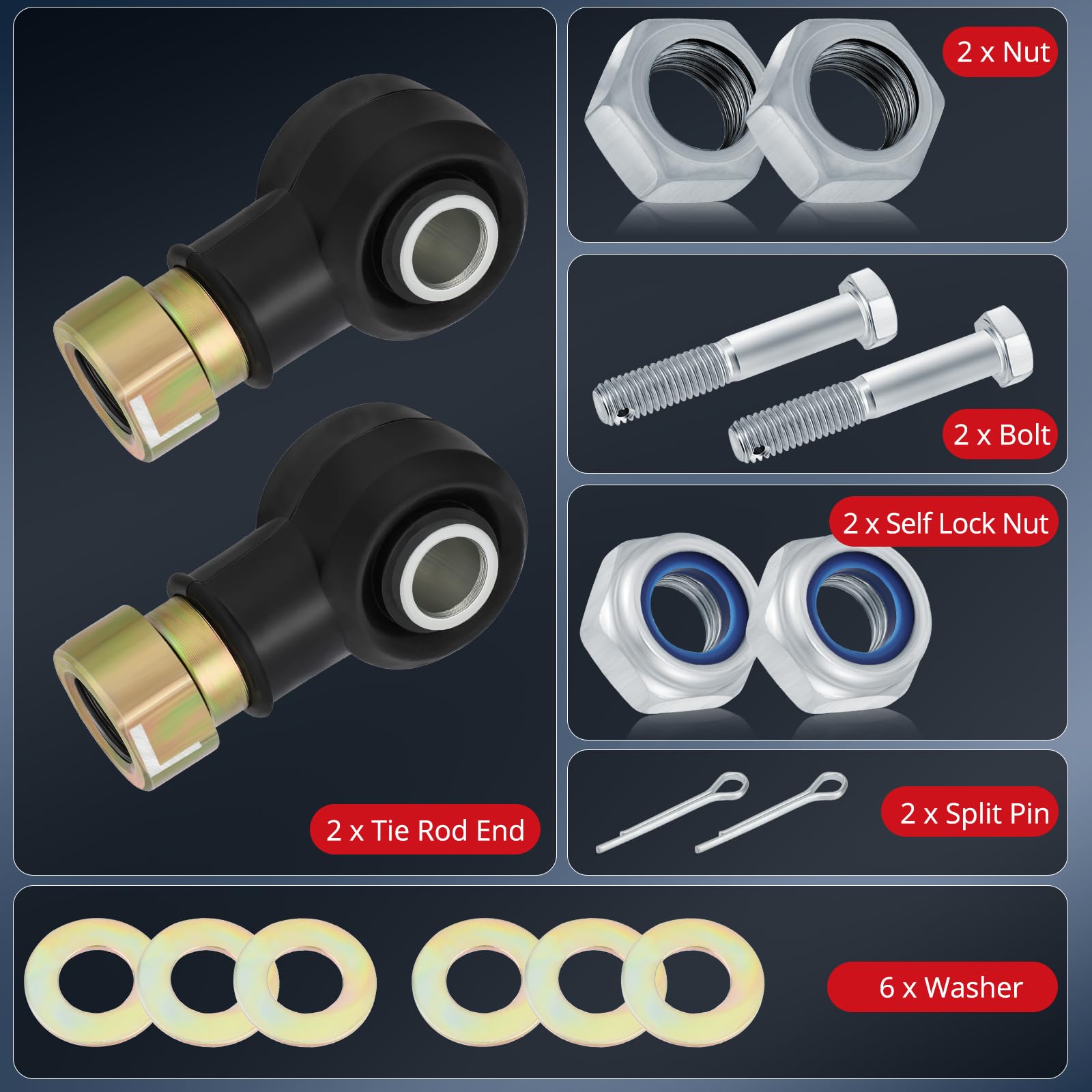 JAVIK tie rod ends in workshop lifestyle scene simplifying routine repairs