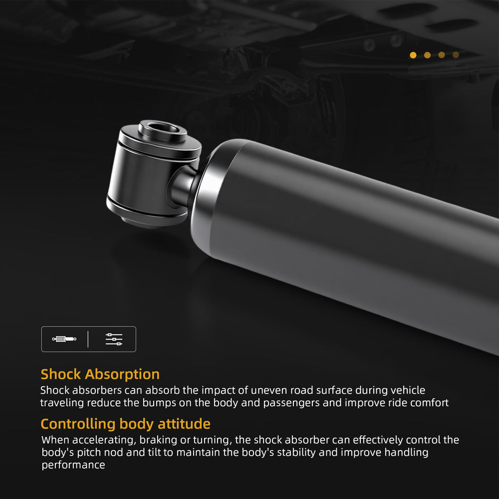 JAVOUKA rear struts installed on minivan demonstrating restored stability