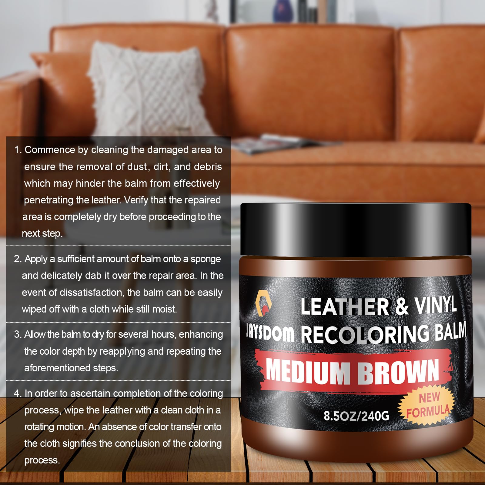 JAYSDOM close-up texture of balm illustrating smooth spreadability benefit