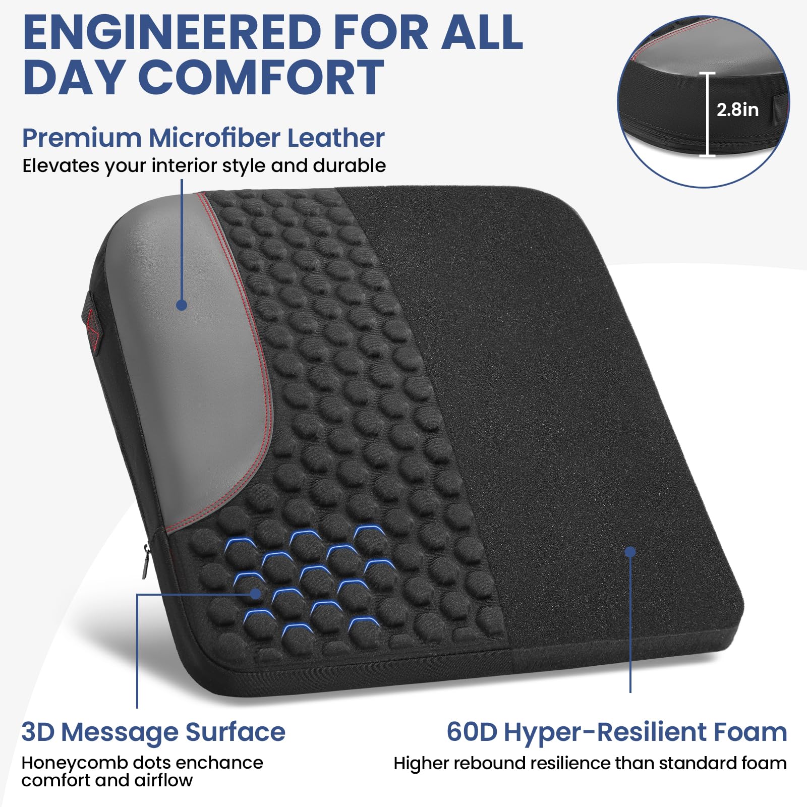 JDITVYHANO honeycomb closeup showing texture and airflow benefit