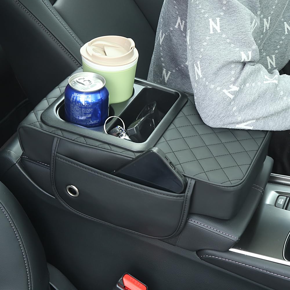 JDM Middli front view showing padded center console cover and organized layout for comfort