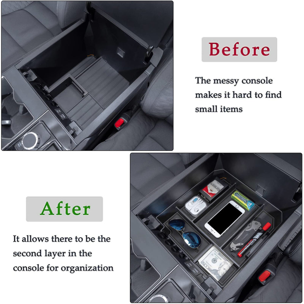 JDMCAR organizer in use with phone and wallet for quick reach and order