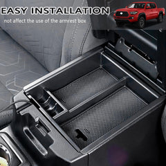 JDMCAR installed in Tacoma console providing instant organized storage