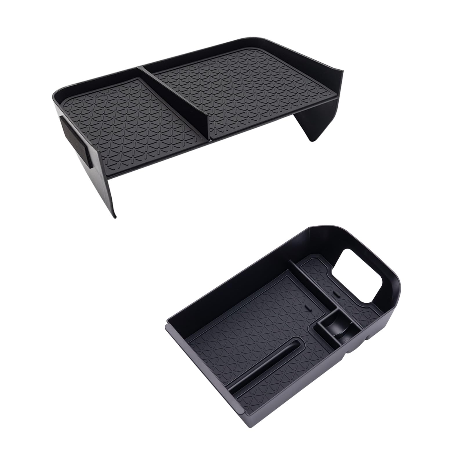 JDMCAR lifestyle shot of RAV4 cabin with tray keeping essentials within reach