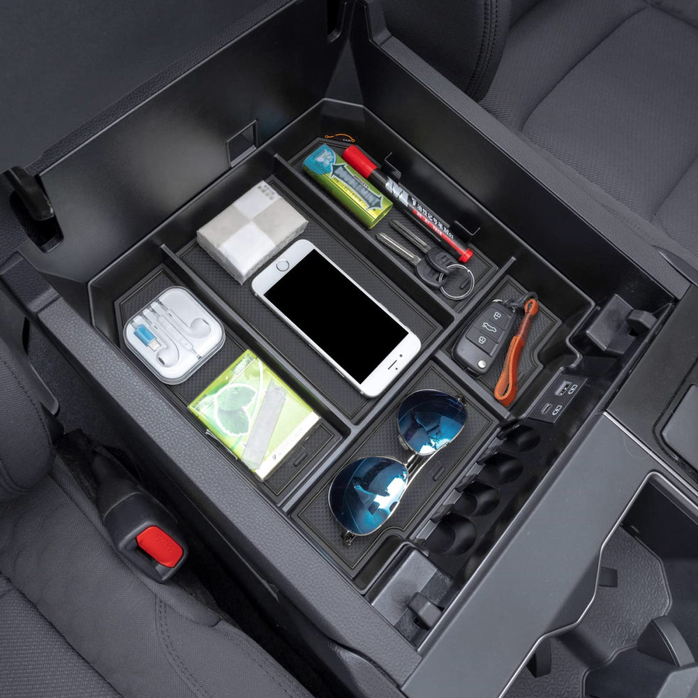 JDMCAR installed in Tundra interior showing improved cabin organization