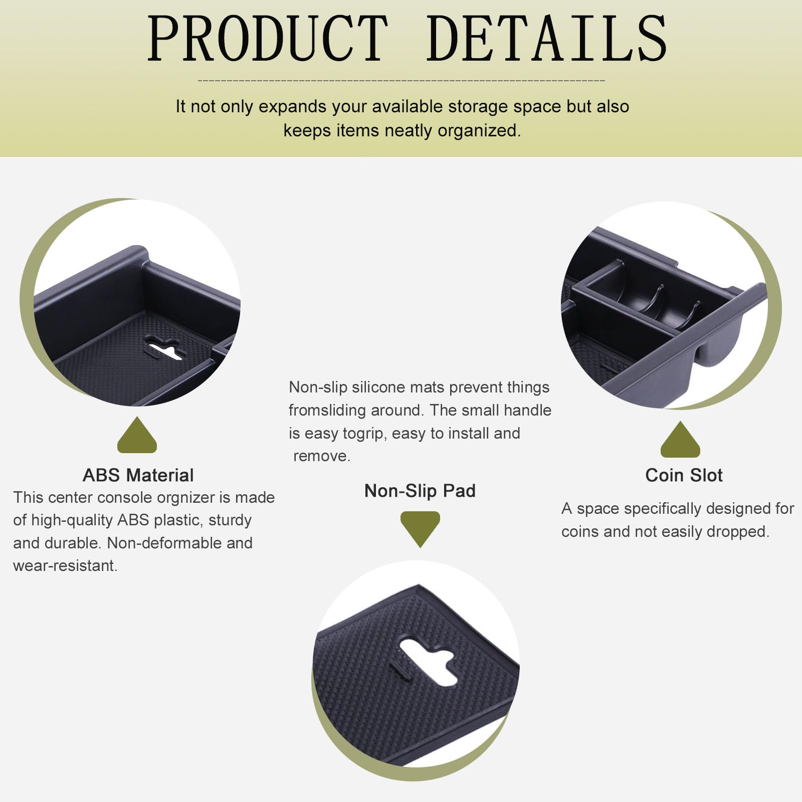 JDMCAR matte ABS finish detail offering durable, factory-style appearance