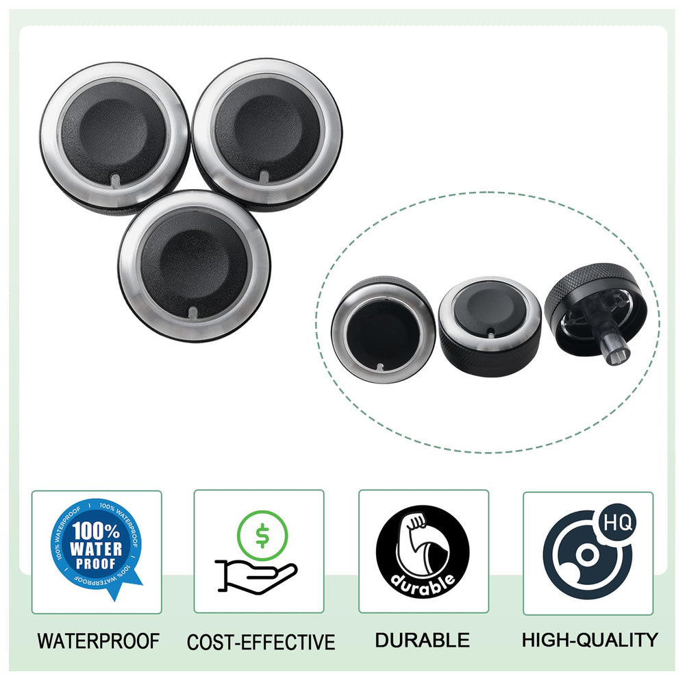 JDMCAR laid-out kit contents showing included knobs for quick install