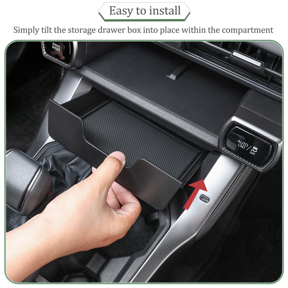 JDMCAR rubber liner detail showing anti-slip protection and noise reduction benefit