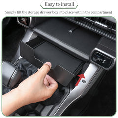 JDMCAR rubber liner detail showing anti-slip protection and noise reduction benefit