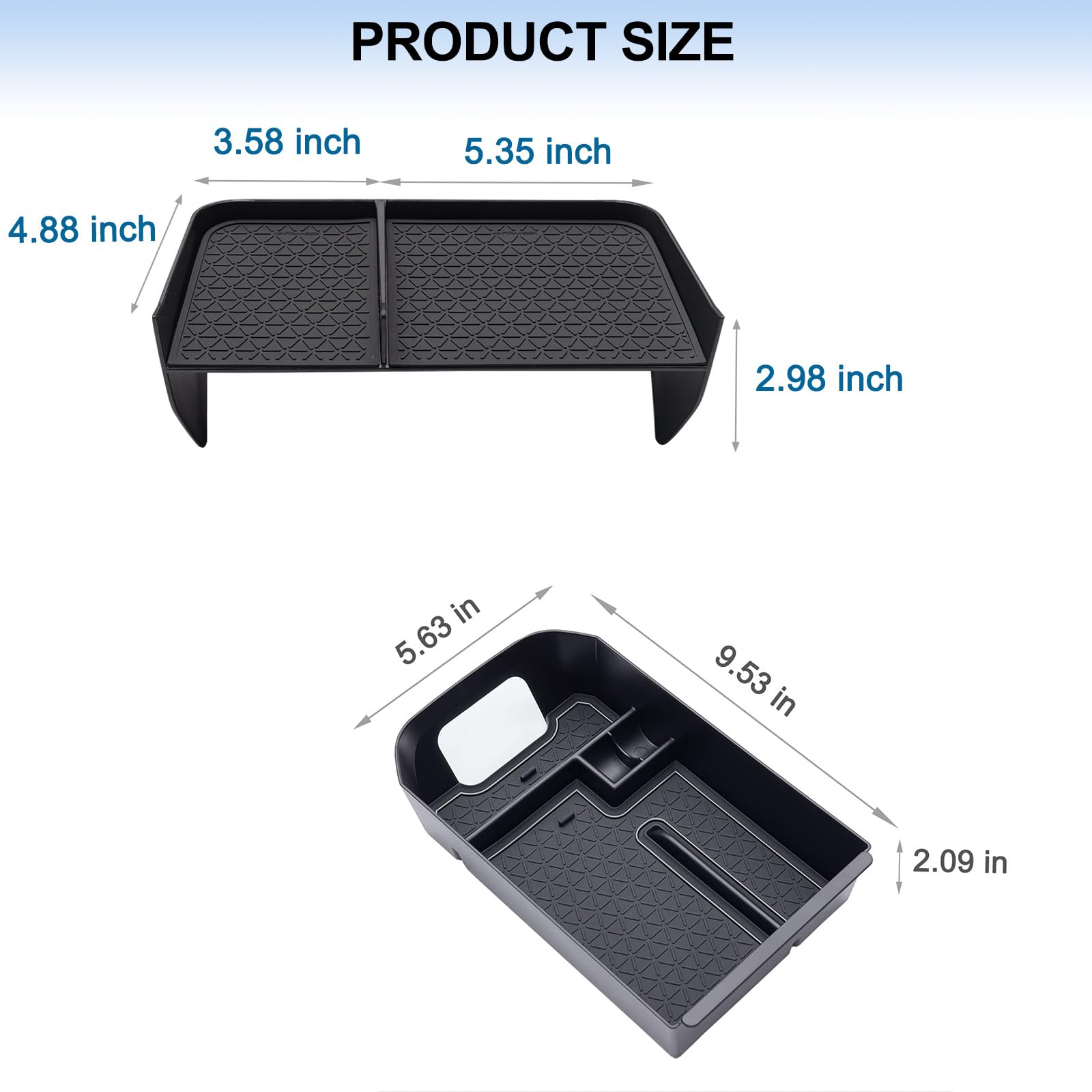 JDMCAR organizer beside phone and keys illustrating size and capacity clarity
