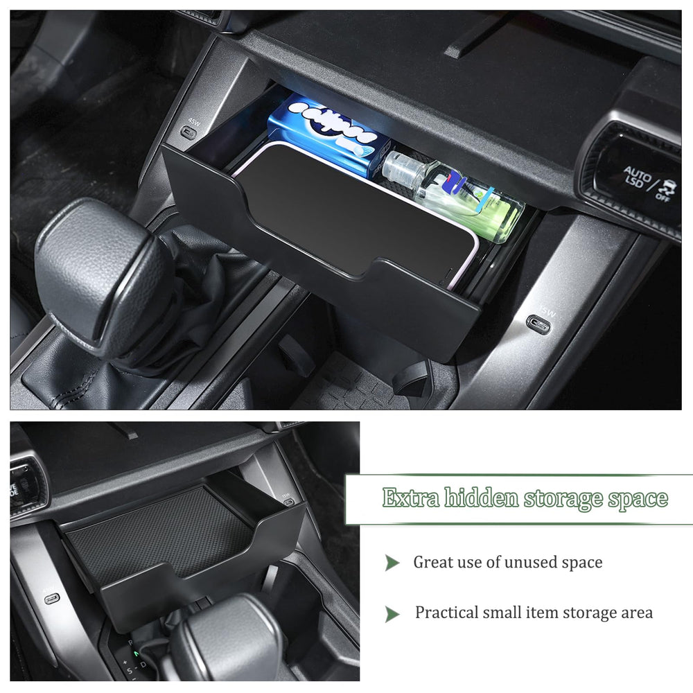 JDMCAR drawer next to keys showing compact scale and space-saving benefit