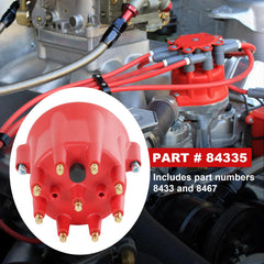 JDMSPEED inner view of distributor cap contacts showing corrosion-resistant terminals for stability