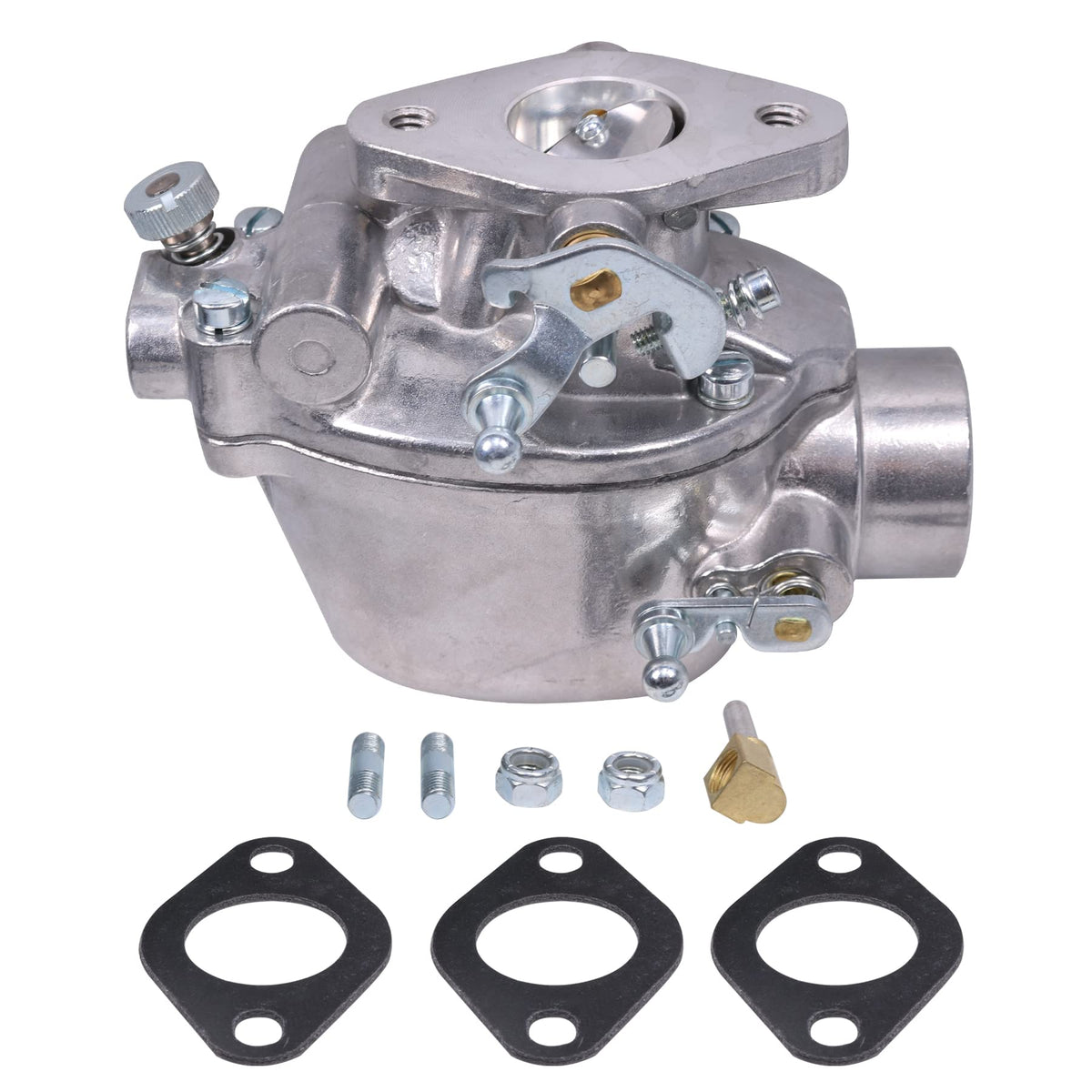 JDMSPEED carburetor front view showing mounting flanges and ports for correct fit