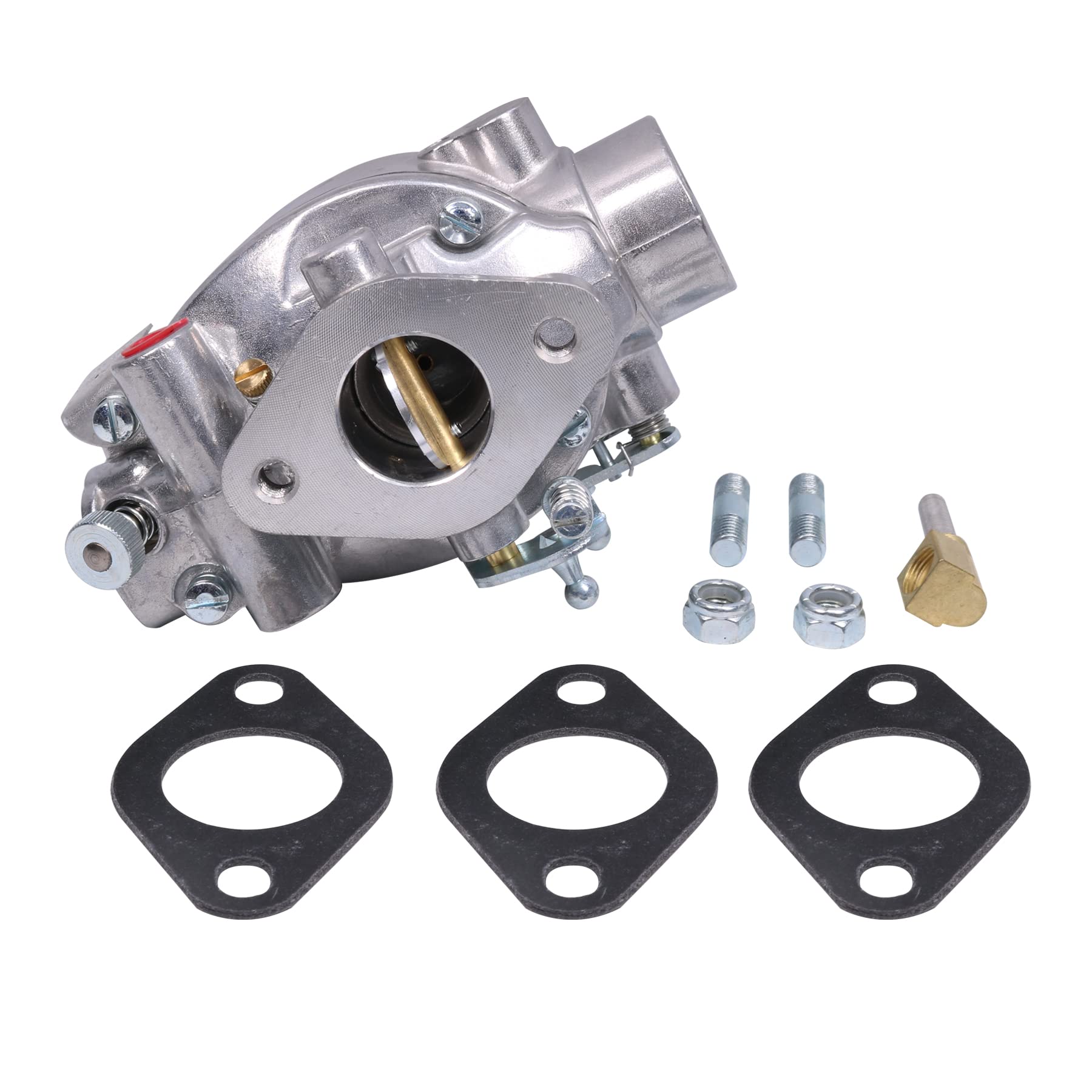 JDMSPEED carburetor next to ruler to show scale for fit verification