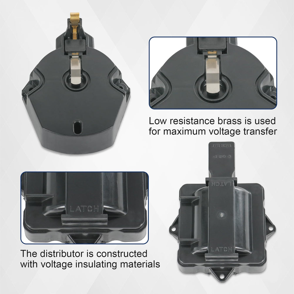 JDMSPEED assembled cap and black coil cover offering OEM appearance