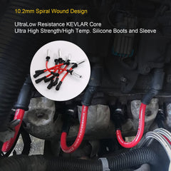 JDMSPEED spiral-wound conductor detail showing low-resistance performance