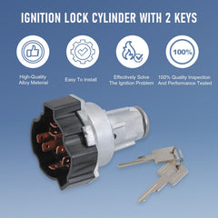 JDMSPEED side profile of ignition cylinder showing durable alloy construction