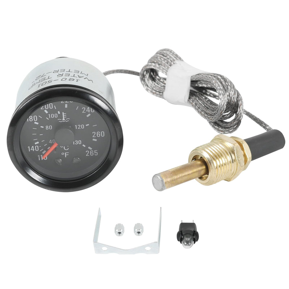 JDMSPEED front gauge face showing clear temperature markings and vintage look benefit