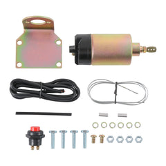 JDMSPEED front view of kit showing solenoid and switch for reliable popping