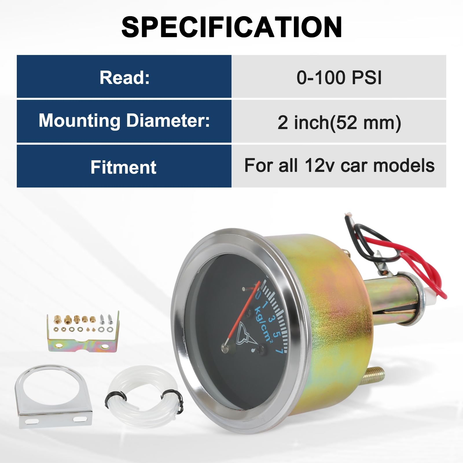JDMSPEED side profile showing ABS housing and mounting depth for secure installation benefit
