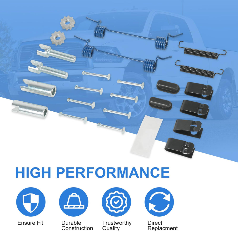 JDMSPEED close-up of spring and clip detail highlighting durable plated steel construction