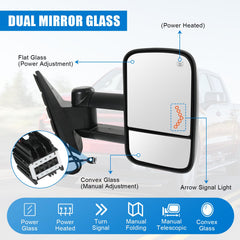 JDMSPEED LED turn signal on mirror face increases lane-change visibility