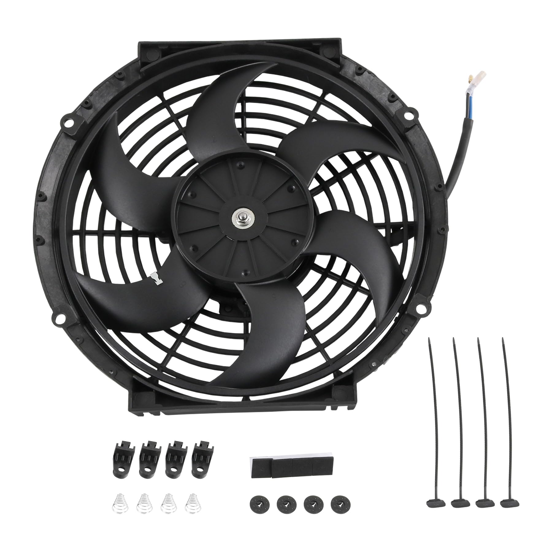 JDMSPEED fan in roadside repair scene providing improved cooling confidence