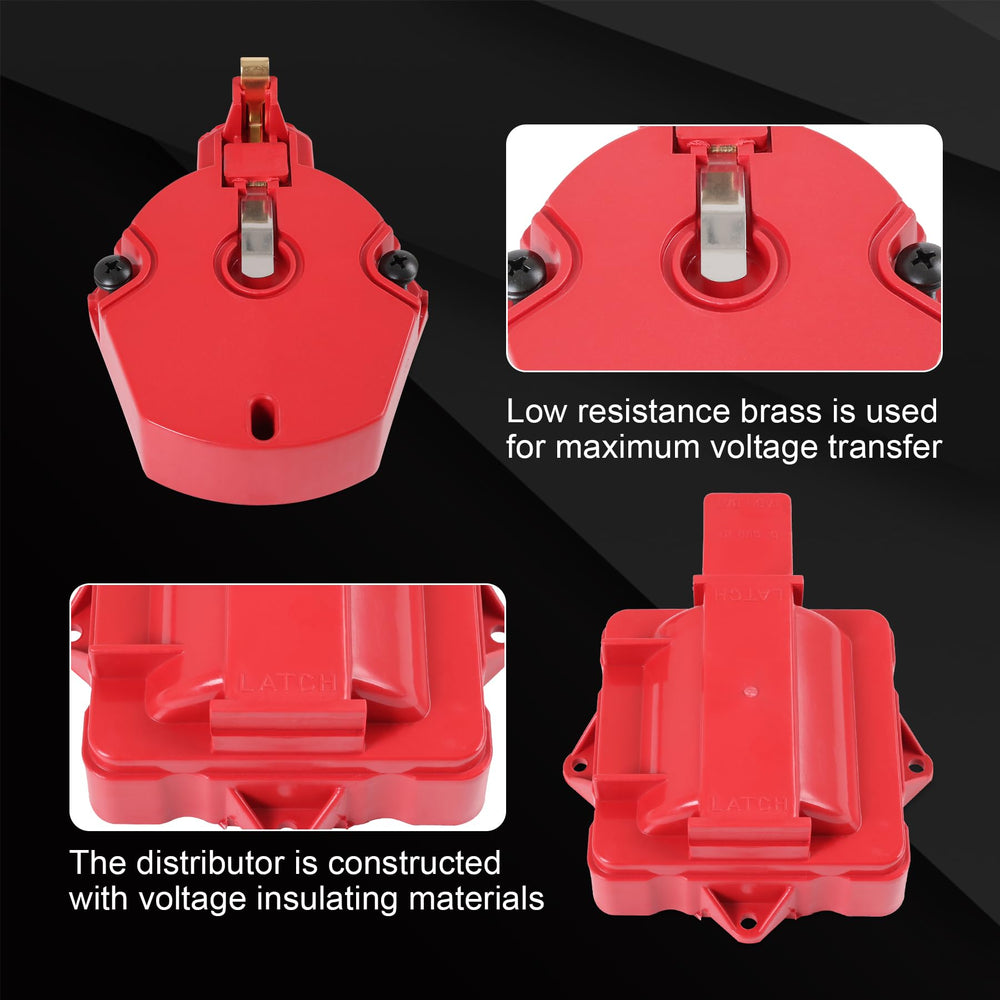 JDMSPEED red coil cover matching kit for coordinated engine bay appearance