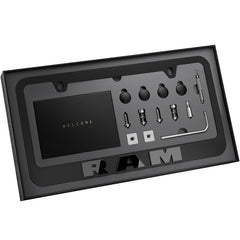 JDMstyle front view showing slim black frame and clean plate edge for sleek look