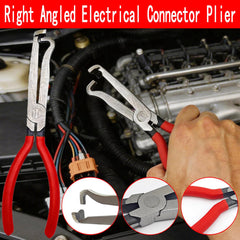 JDUanL hose clamp pliers gripped in hand showing secure clamp release