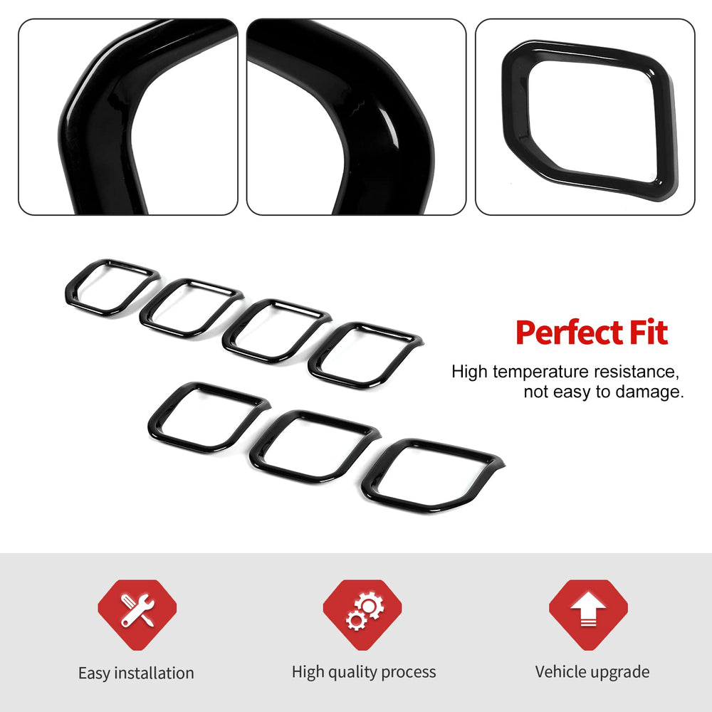 JeCar packaging and seven pieces displayed for complete kit clarity
